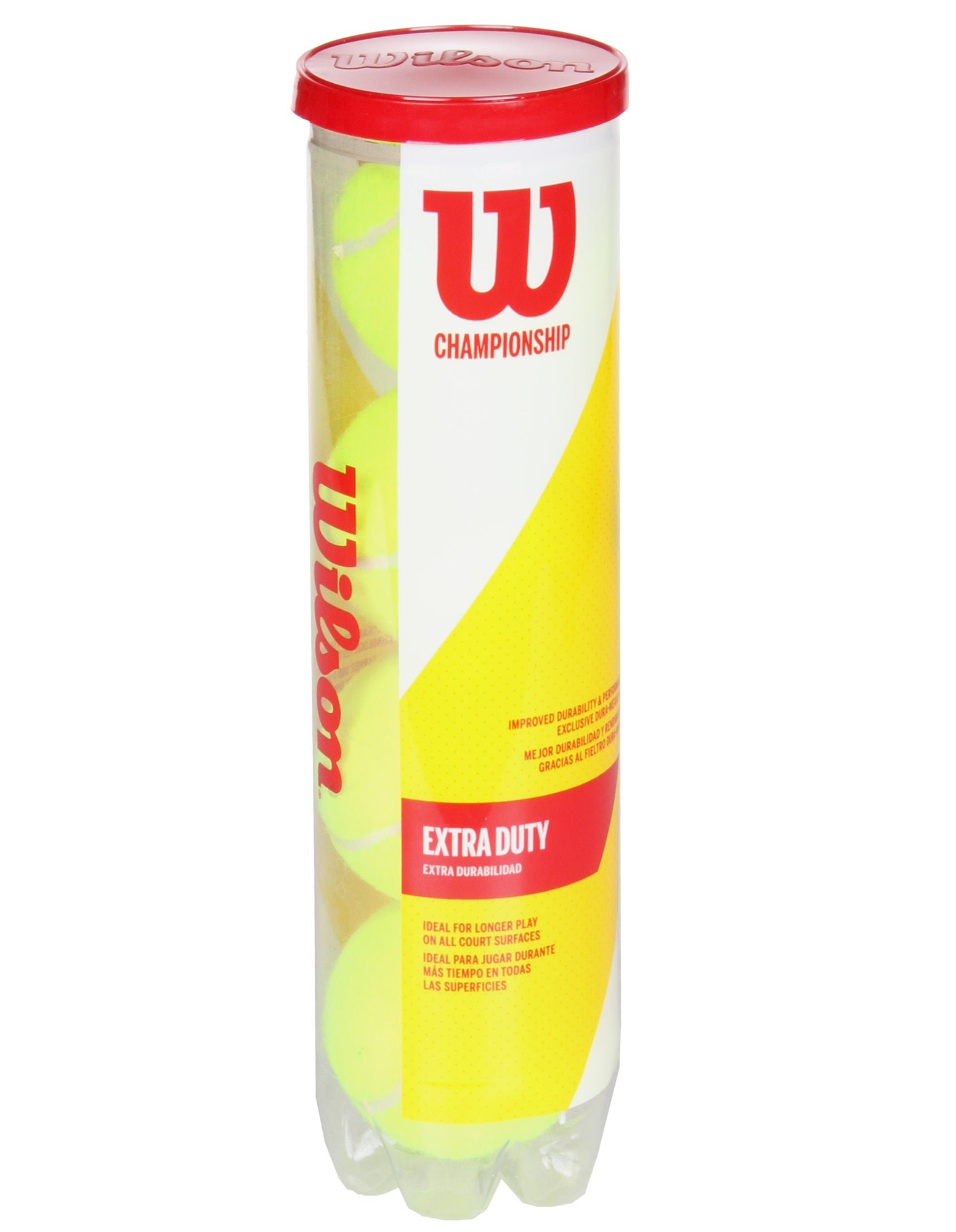 Palline da tennis da campionato Wilson SET di 4, pallina da tennis